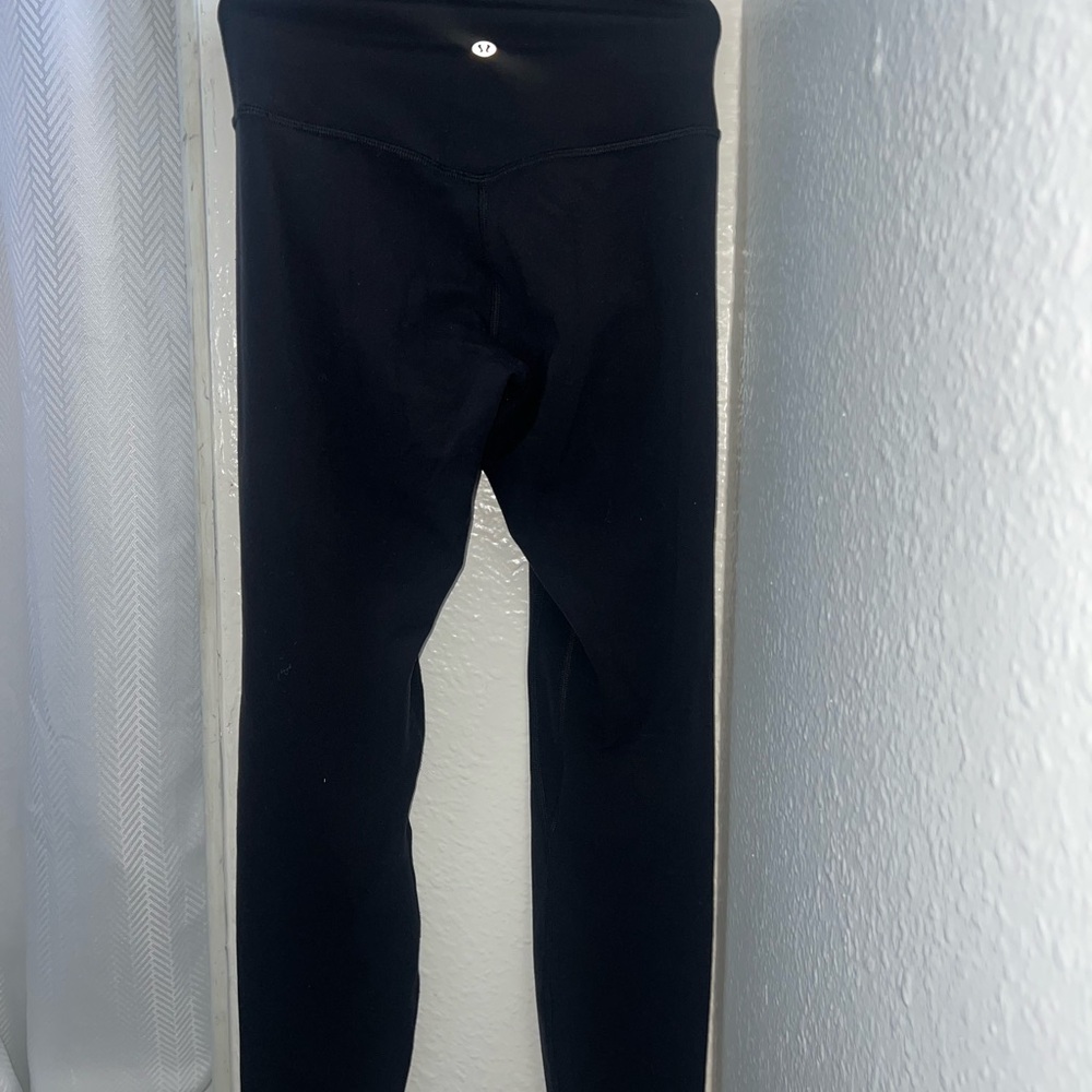 Black Lululemon Align™ High-Rise Pant 25"